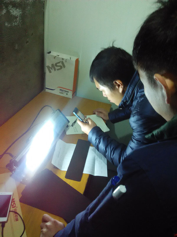 客戶(hù)檢查我公司X射線探傷資料。